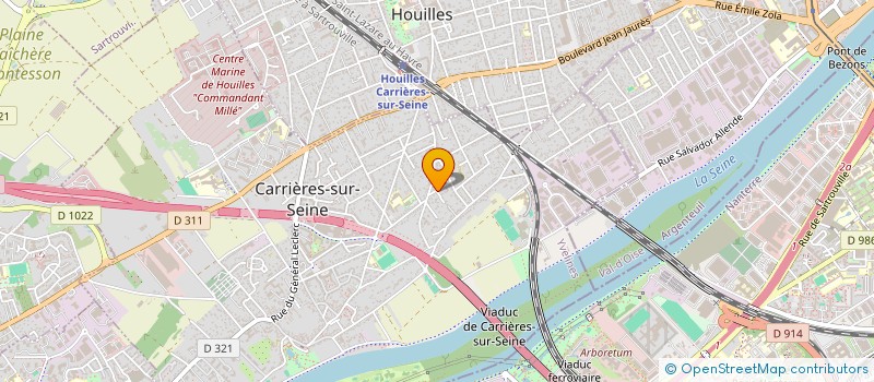 localisation de l'entreprise PINTO DA COSTA  CARRIERES-SUR-SEINE