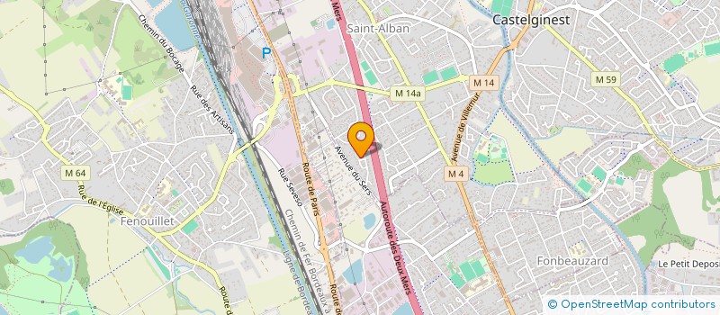 localisation de l'entreprise PINTO IMMOBILIER à AUCAMVILLE