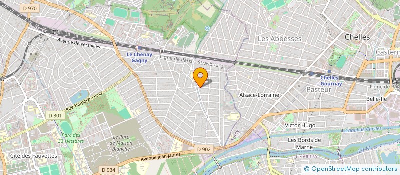 localisation de l'entreprise PINTO MARTINEZ ET COMPAGNIE à GAGNY