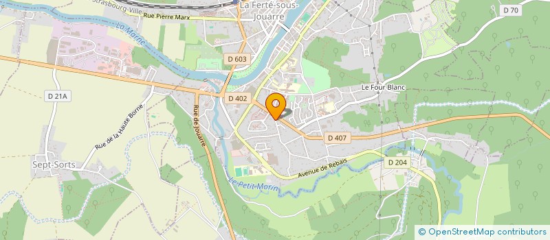 localisation de l'entreprise PINTO PATRIMOINE à LA FERTE-SOUS-JOUARRE