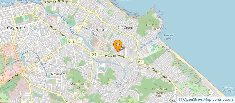 localisation de l'entreprise PINTO.R TRANSPORT SASU  CAYENNE