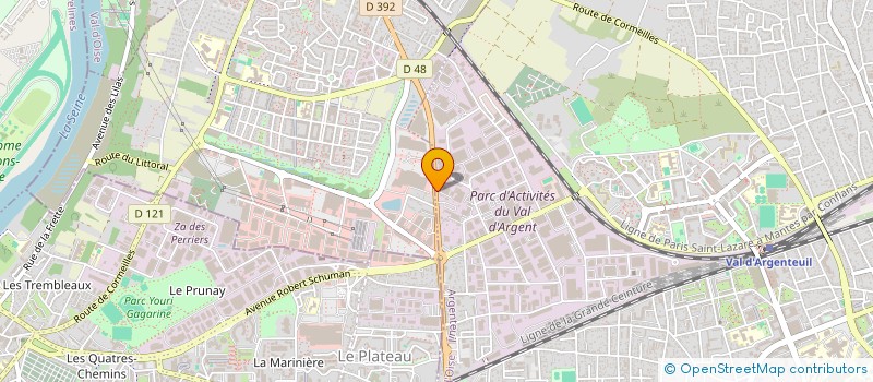 localisation de l'entreprise PINTO SECURITE INCENDIE DESENFUMAGE à SAINT-OUEN-L'AUMONE