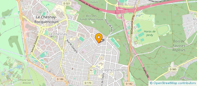 localisation de l'entreprise PINUCCIA BTP  LE CHESNAY-ROCQUENCOURT