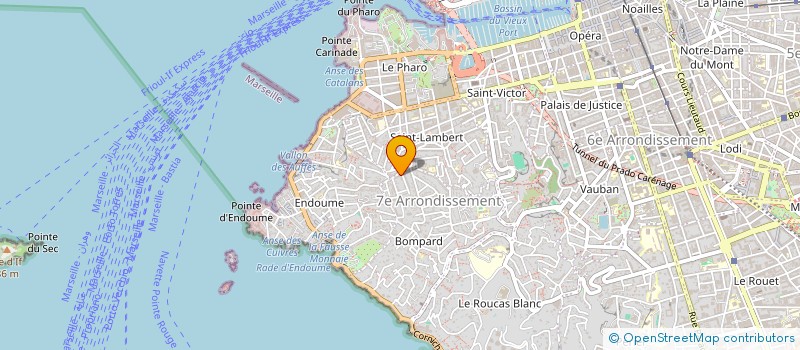 localisation de l'entreprise PINUPS ET COMPAGNIE à MARSEILLE