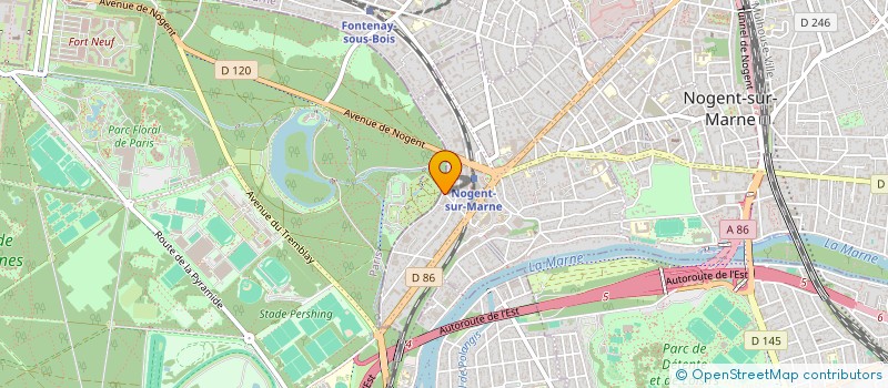 localisation de l'entreprise PINUTS  NOGENT-SUR-MARNE