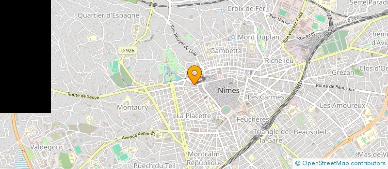 localisation de l'entreprise PINVEST SCI  NIMES