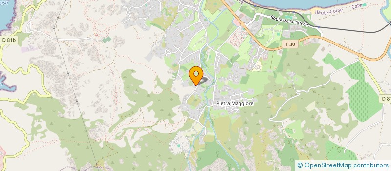 localisation de l'entreprise PINZUTELLA à CALVI