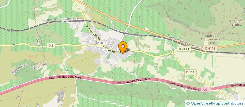 localisation de l'entreprise PIOCH CHRISTOPHE  MOUX