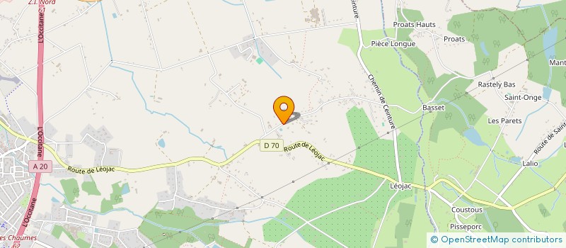 localisation de l'entreprise PIOJU  MONTAUBAN