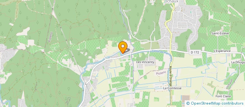 localisation de l'entreprise PIOLENC KARATE à PIOLENC