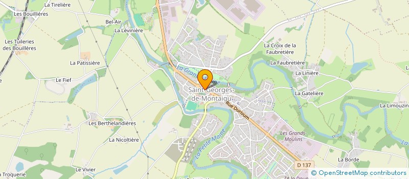 localisation de l'entreprise PIOLI à MONTAIGU-VENDEE