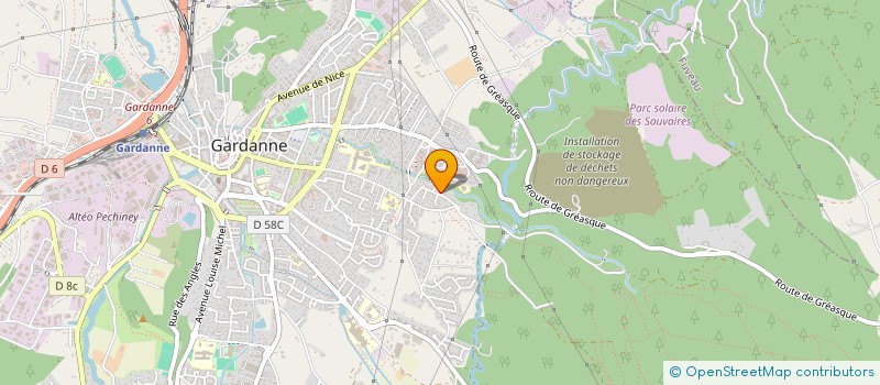 localisation de l'entreprise PIOLINE AUTOMOBILES à GARDANNE