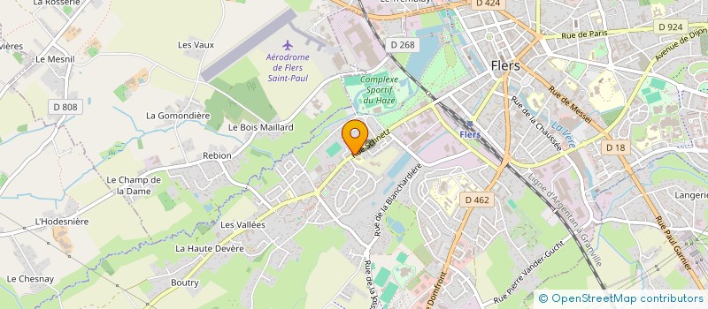 localisation de l'entreprise PIOLINE - VILLECROIX FLOIRAS à FLERS