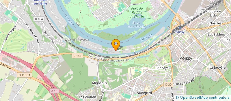 localisation de l'entreprise PIOLLET GUIZERIX  POISSY