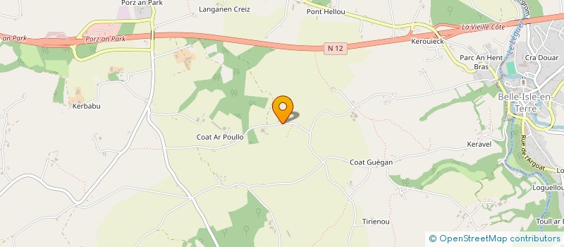 localisation de l'entreprise PIOLOT  PLOUNEVEZ-MOEDEC