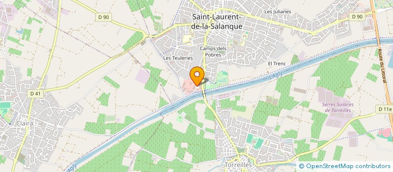 localisation de l'entreprise PIOMBINO BRICE ET BLANC SOPHIE  SAINT-LAURENT-DE-LA-SALANQUE