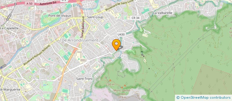 localisation de l'entreprise PIOMBINO GUISEPPE ET SALVATORE à MARSEILLE 10