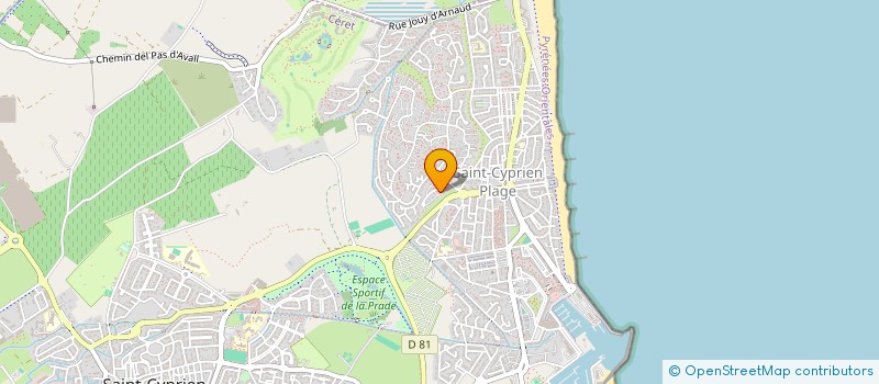 localisation de l'entreprise PION  SAINT-CYPRIEN