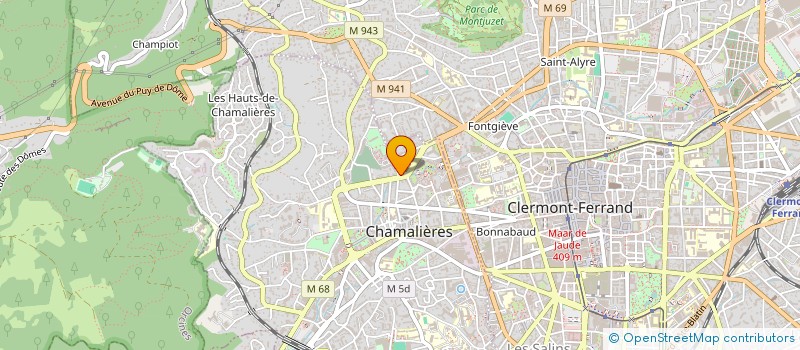 localisation de l'entreprise PION  CHAMALIERES