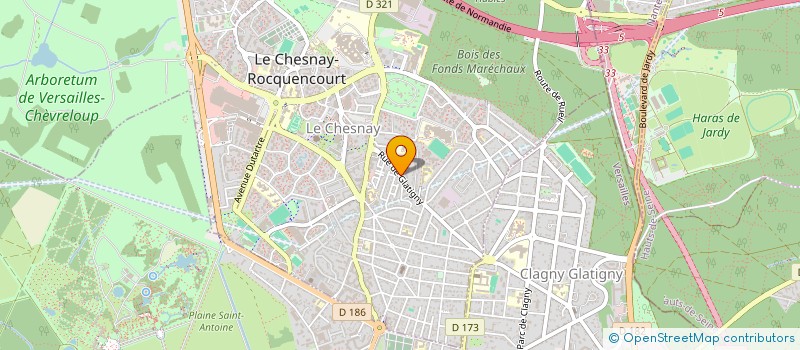 localisation de l'entreprise PION COSMETIQUES  LE CHESNAY-ROCQUENCOURT