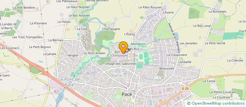 localisation de l'entreprise PION PACE à PACE