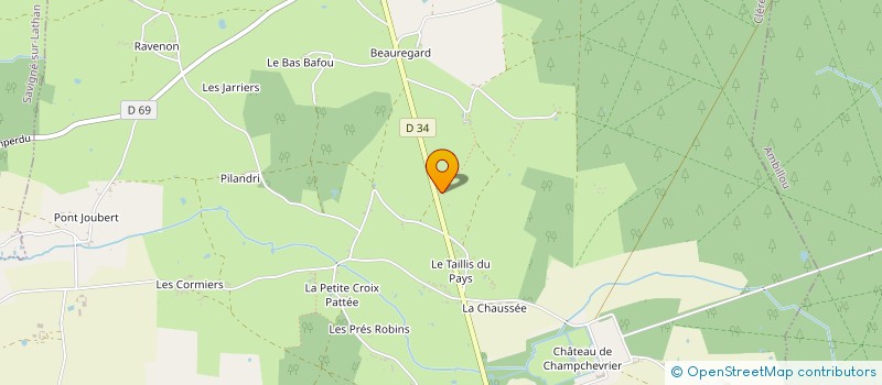 localisation de l'entreprise PIONGAL  CLERE-LES-PINS