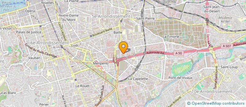 localisation de l'entreprise PIONS  MARSEILLE