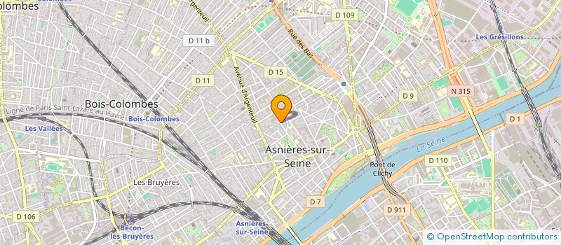 localisation de l'entreprise PIOPPS CONSEIL  ASNIERES-SUR-SEINE