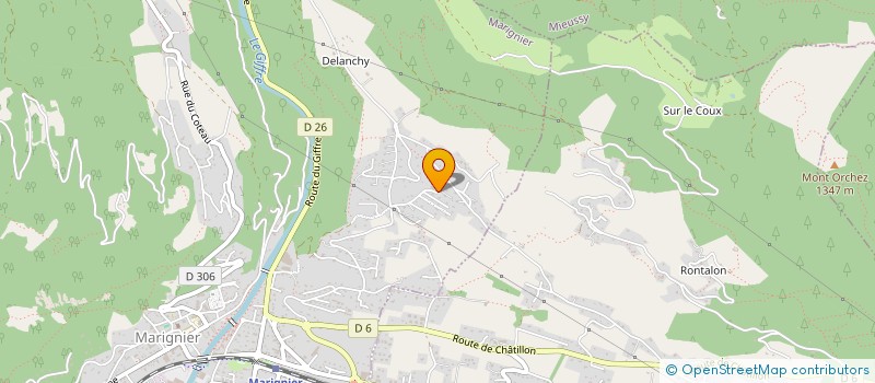 localisation de l'entreprise PIOR & CO  CHAMONIX-MONT-BLANC