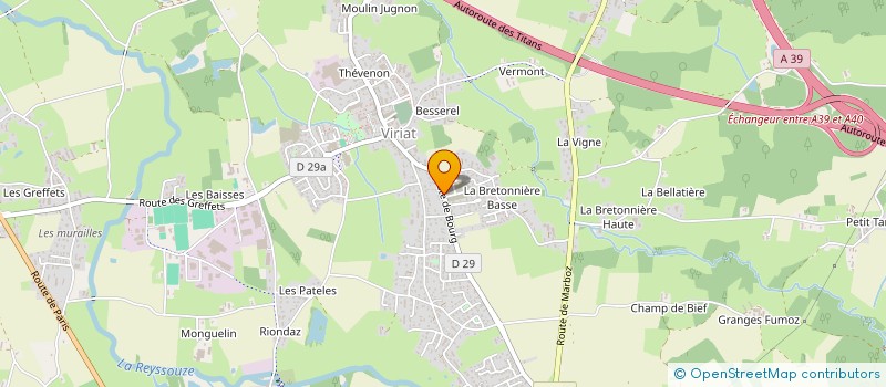 localisation de l'entreprise PIORKOWSKI HOLDING COMPANY  VIRIAT