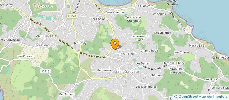 localisation de l'entreprise PIOT & POUX à L'ILE-D'YEU