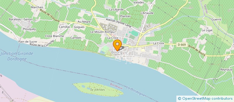 localisation de l'entreprise PIOT & RIPES à BOURG