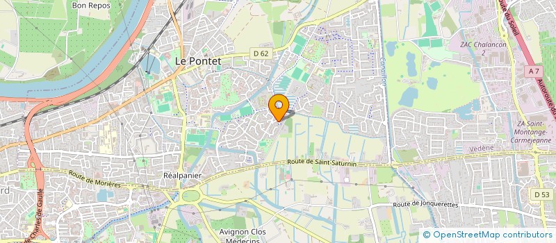 localisation de l'entreprise PIOU AUBRY  LE PONTET