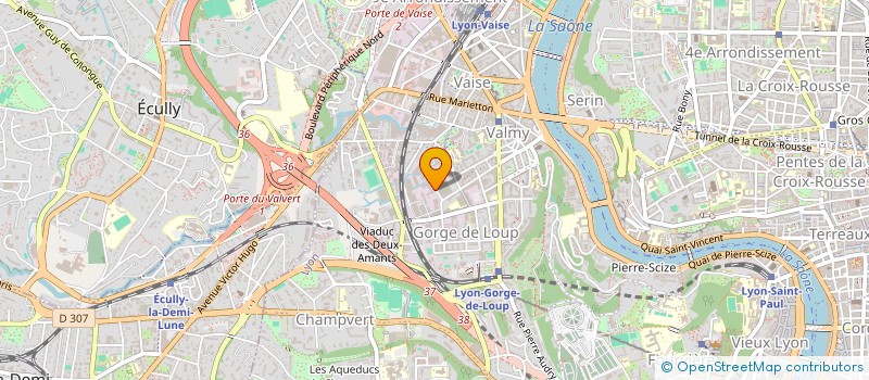 localisation de l'entreprise PIOUCUBE  CHAMPAGNE-AU-MONT-D'OR