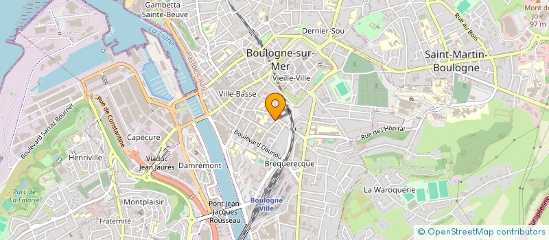 localisation de l'entreprise PIOUPIOU  BOULOGNE-SUR-MER