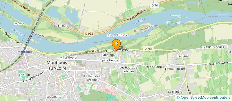 localisation de l'entreprise PIOUPIOU ET TITOU à MONTLOUIS-SUR-LOIRE