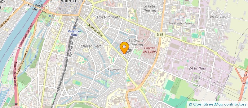 localisation de l'entreprise PIOUPIOU & PLUMES FAMILY PRODUCTION  VALENCE