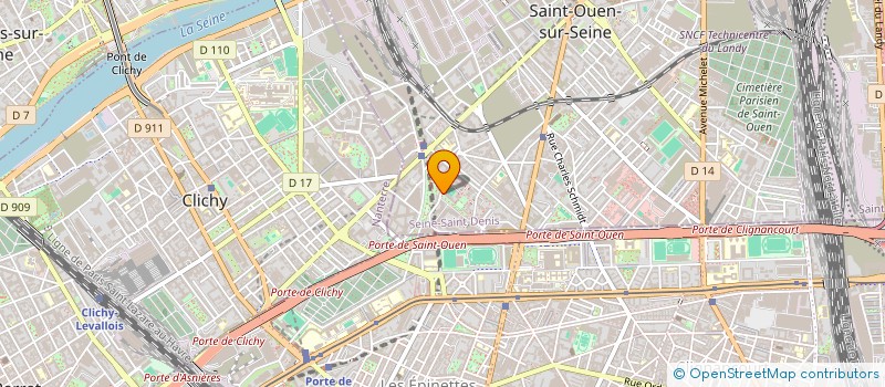 localisation de l'entreprise PIPA à SAINT-OUEN-SUR-SEINE