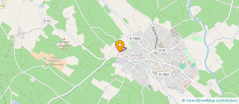 localisation de l'entreprise PIPA  SERVIAN