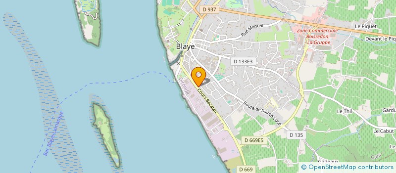 localisation de l'entreprise PIPAT ANTIQUITES  BLAYE