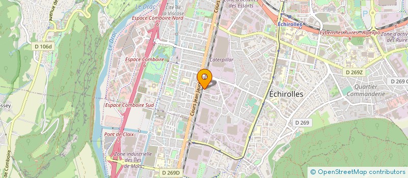 localisation de l'entreprise PIPE LINE PLASTICS  ECHIROLLES