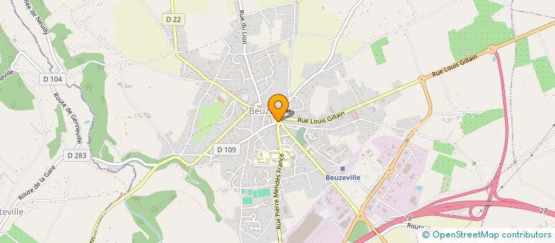 localisation de l'entreprise PIPELETTES ET COMPAGNIE (LES FELES DU VOCAL)  BEUZEVILLE