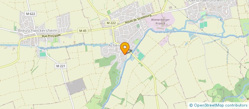 localisation de l'entreprise PIPER NANCY 55  ACHENHEIM