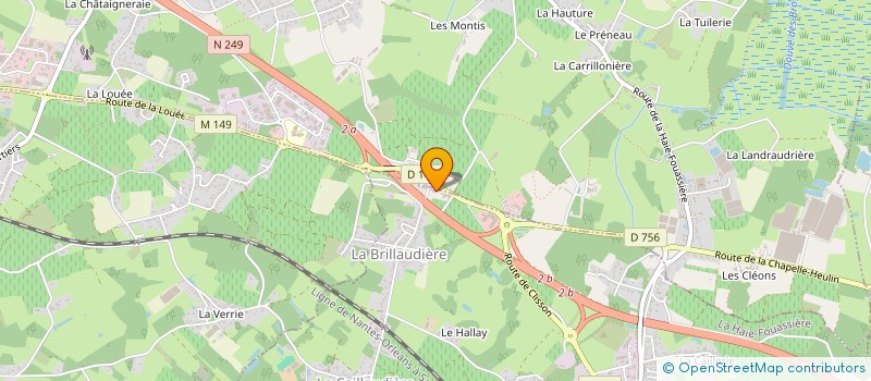 localisation de l'entreprise PIPETTE à LA HAIE-FOUASSIERE