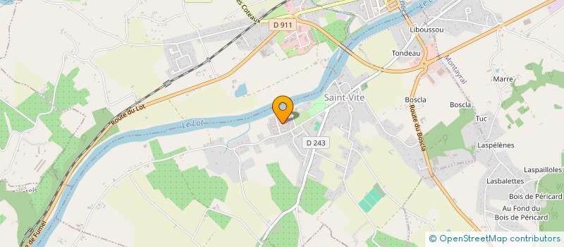 localisation de l'entreprise PIPIER ET FILS  MONSEMPRON-LIBOS