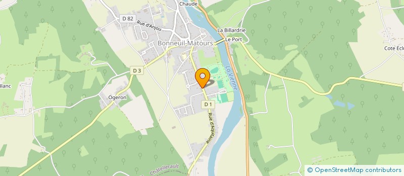 localisation de l'entreprise PIPIPOURA  BONNEUIL-MATOURS