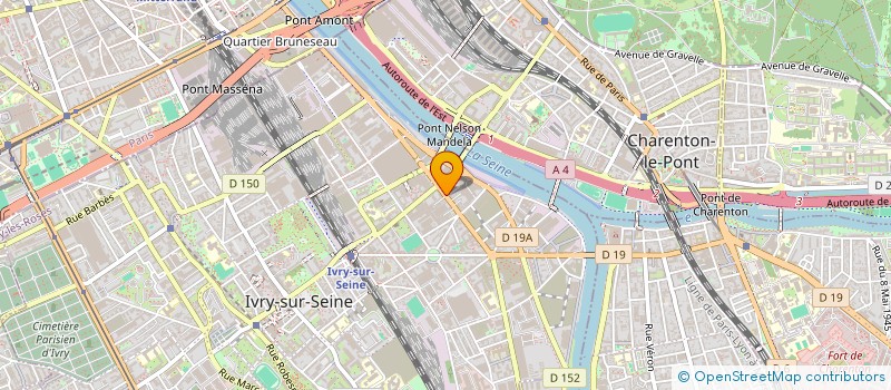 localisation de l'entreprise PIPIRI  IVRY-SUR-SEINE