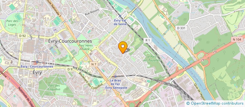 localisation de l'entreprise PIPO FITO FOOD  EVRY-COURCOURONNES
