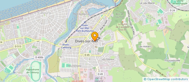 localisation de l'entreprise PIPOANDCAU  DIVES-SUR-MER