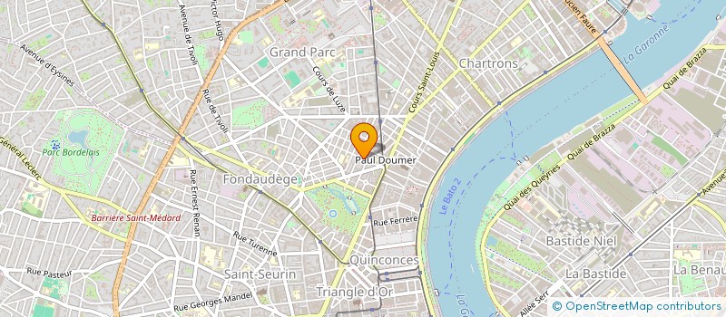 localisation de l'entreprise PIPOM  BORDEAUX